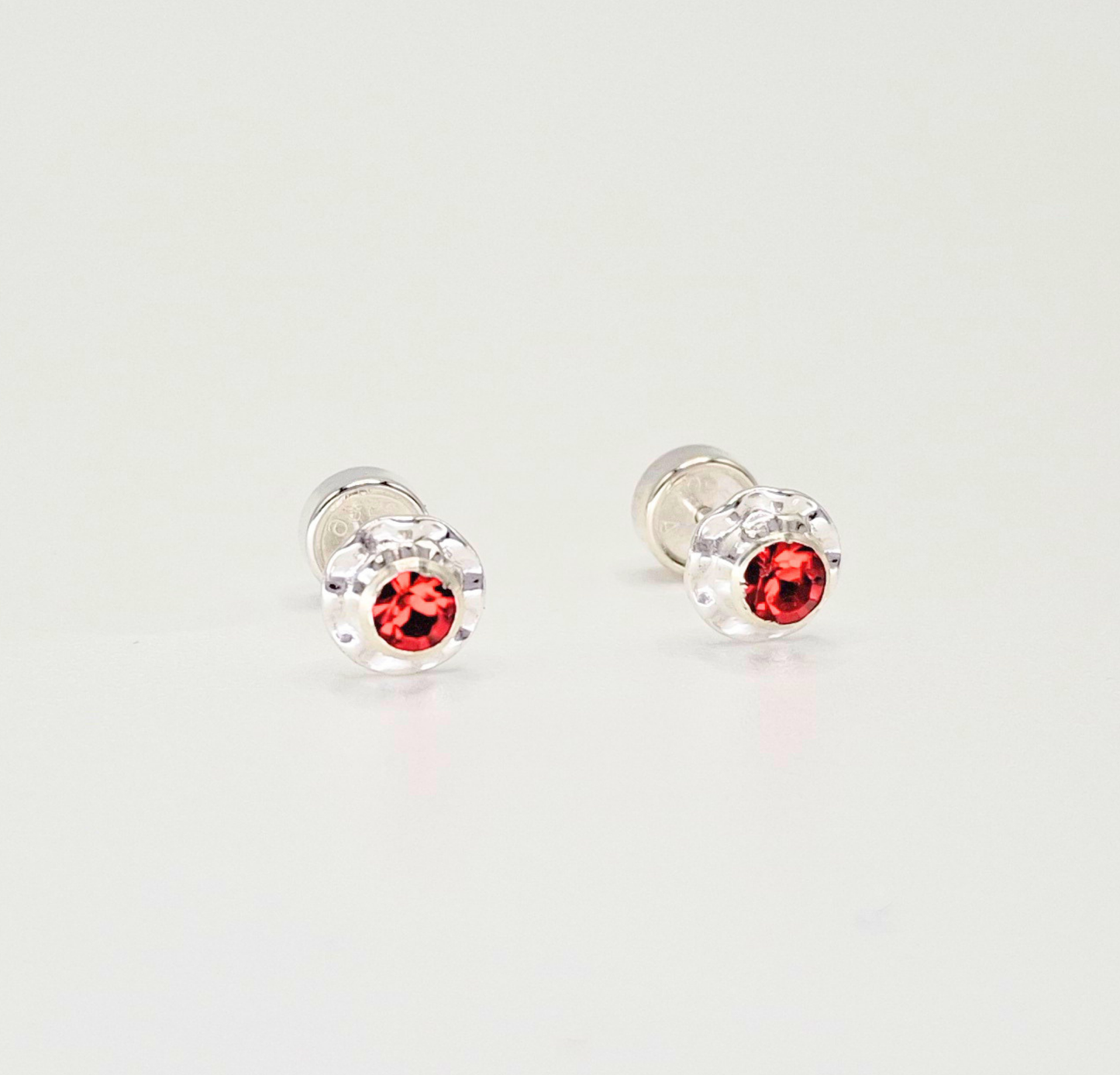 Aros abridores Flor de Circón y plata
