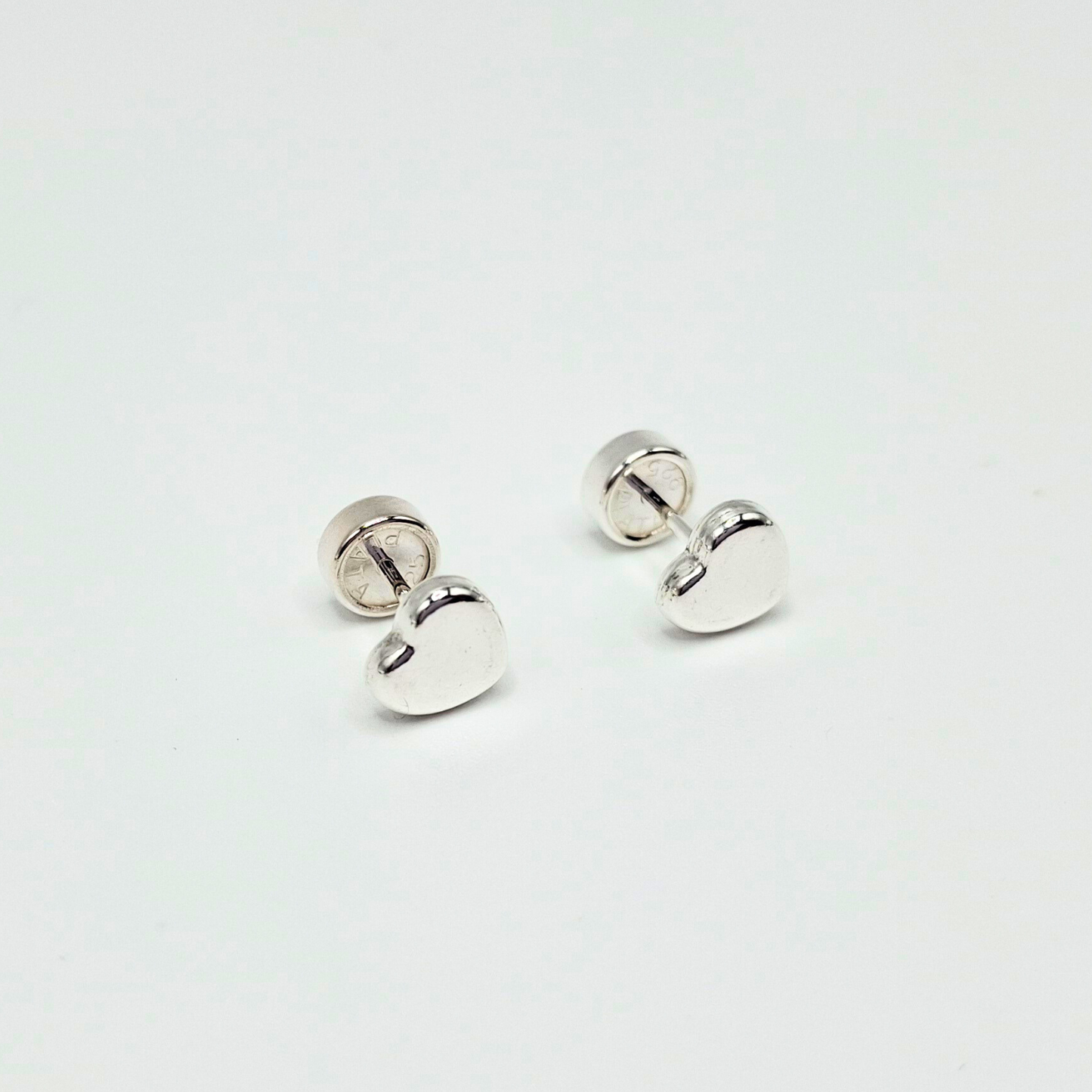 Aros Abridores Corazón de plata