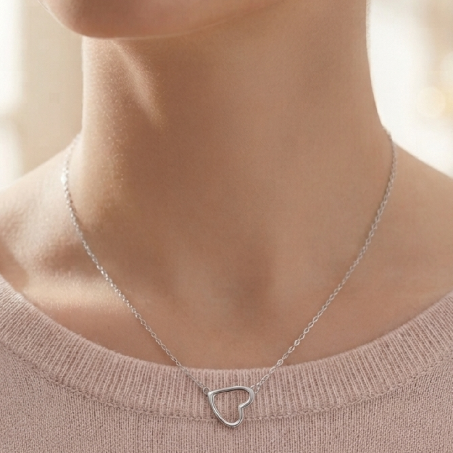 Collar Corazón Plata 925 Rodinada