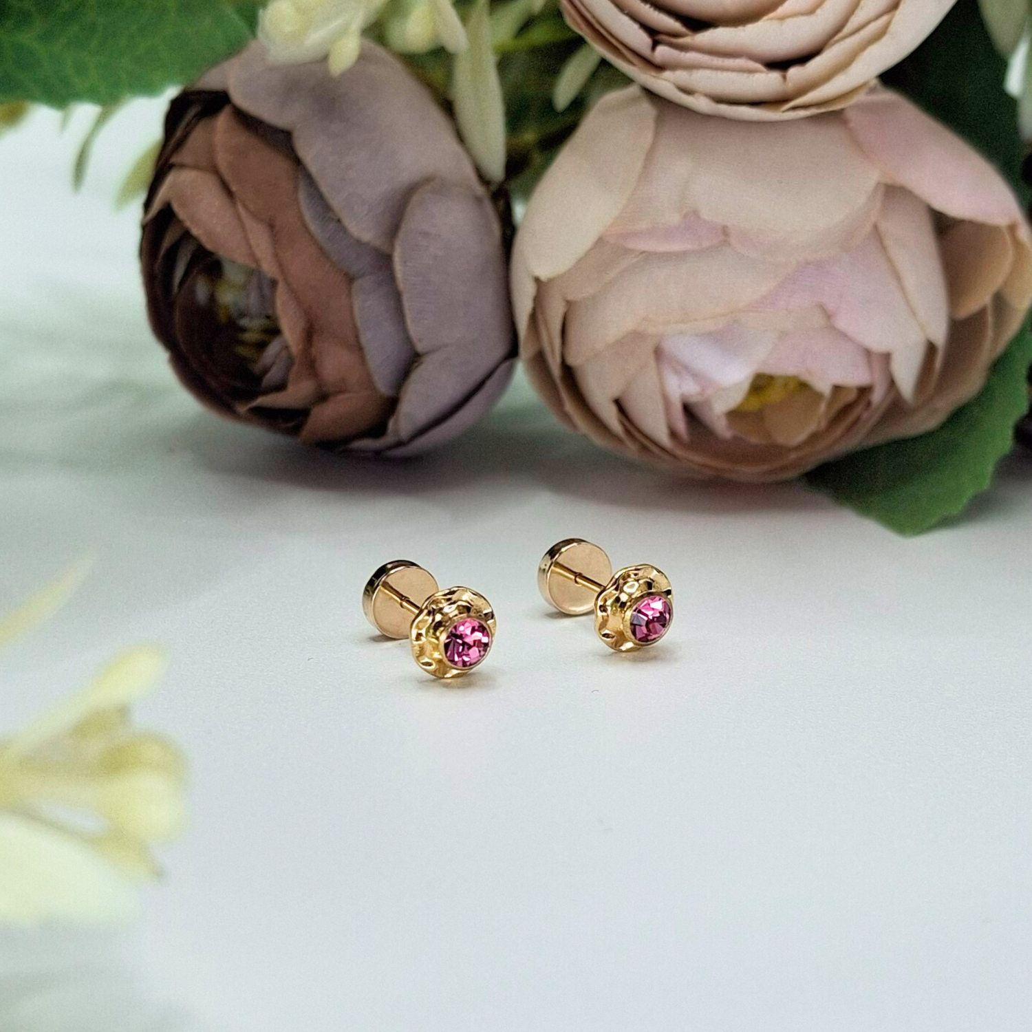 Aros Abridores Laminados en Oro 20k