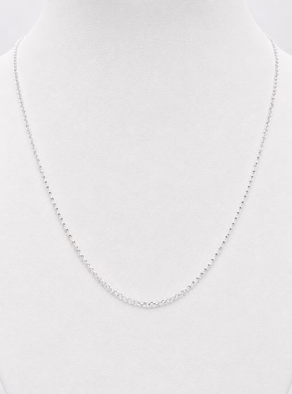 Cadena Rolo Forzatina 45 cm Plata 925 Rodinada