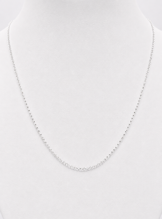 Cadena Rolo Forzatina 45 cm Plata 925 Rodinada