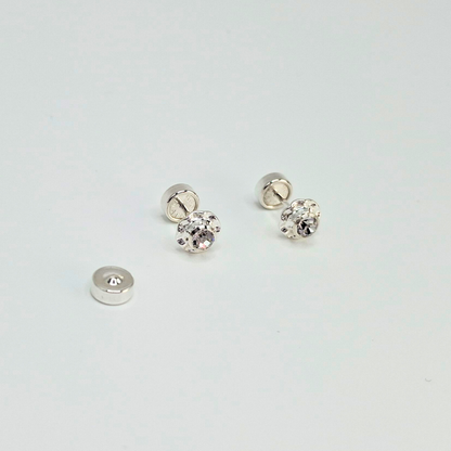 Aros abridores Flor de Circón y plata