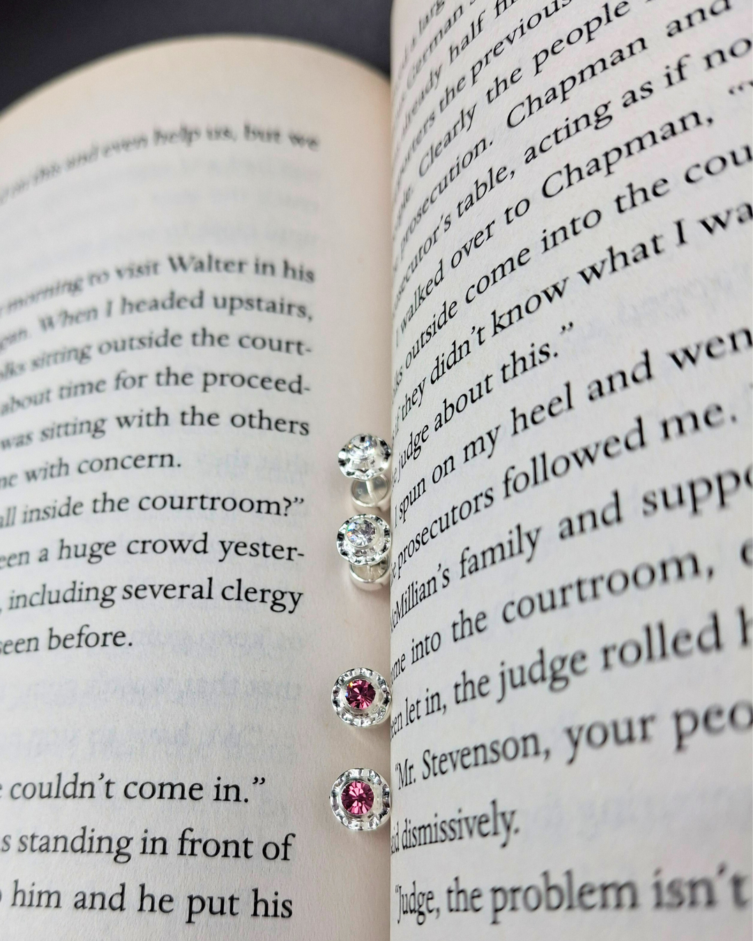 Aros abridores Flor de Circón y plata