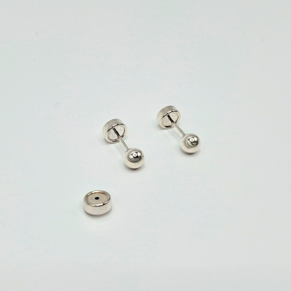 Aros Abridores Bolita de plata