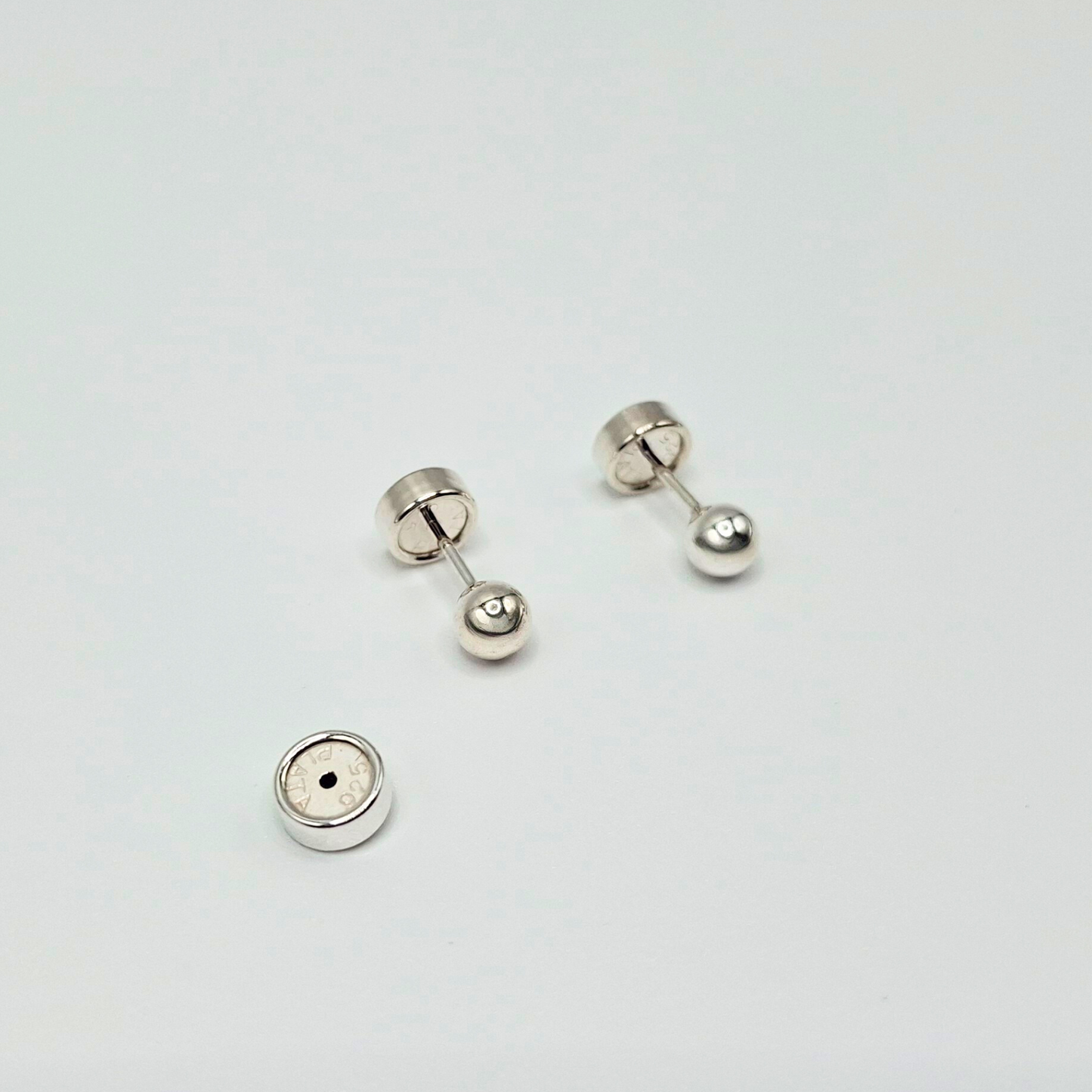 Aros Abridores Bolita de plata