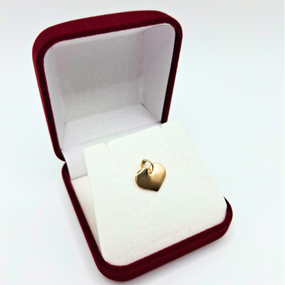 Colgante corazón de oro 18k