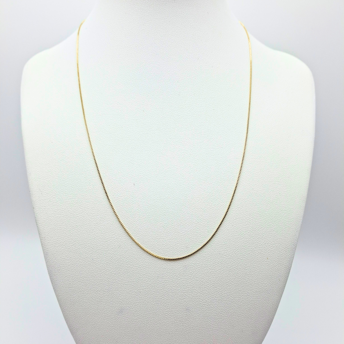 Cadena Veneciana oro italiano 18k, 45 cm ajustable a 40cm