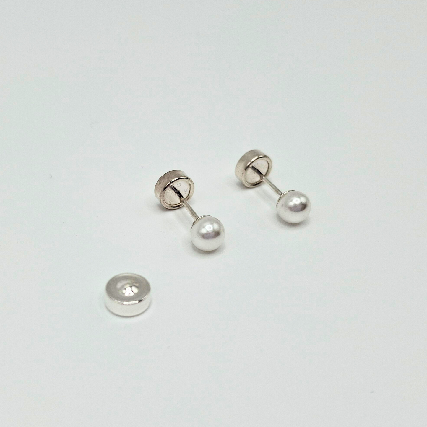 Aros Abridores Perla de plata