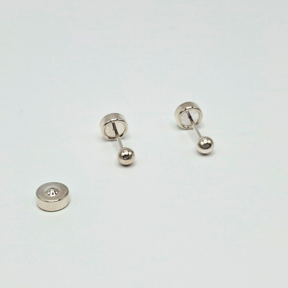 Aros Abridores Bolita de plata