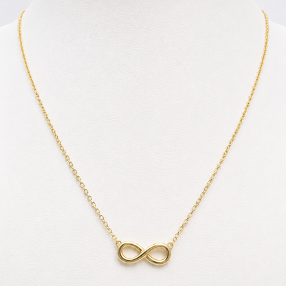 Collar Infinito Plata 925 dorado