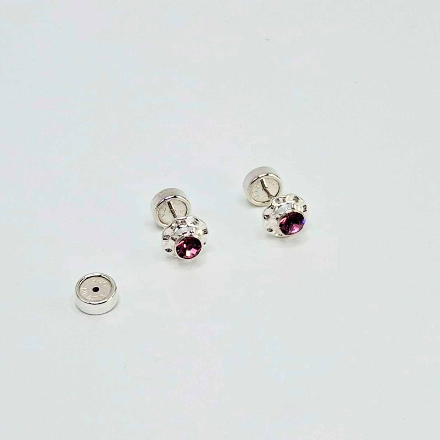 Aros abridores Flor de Circón y plata