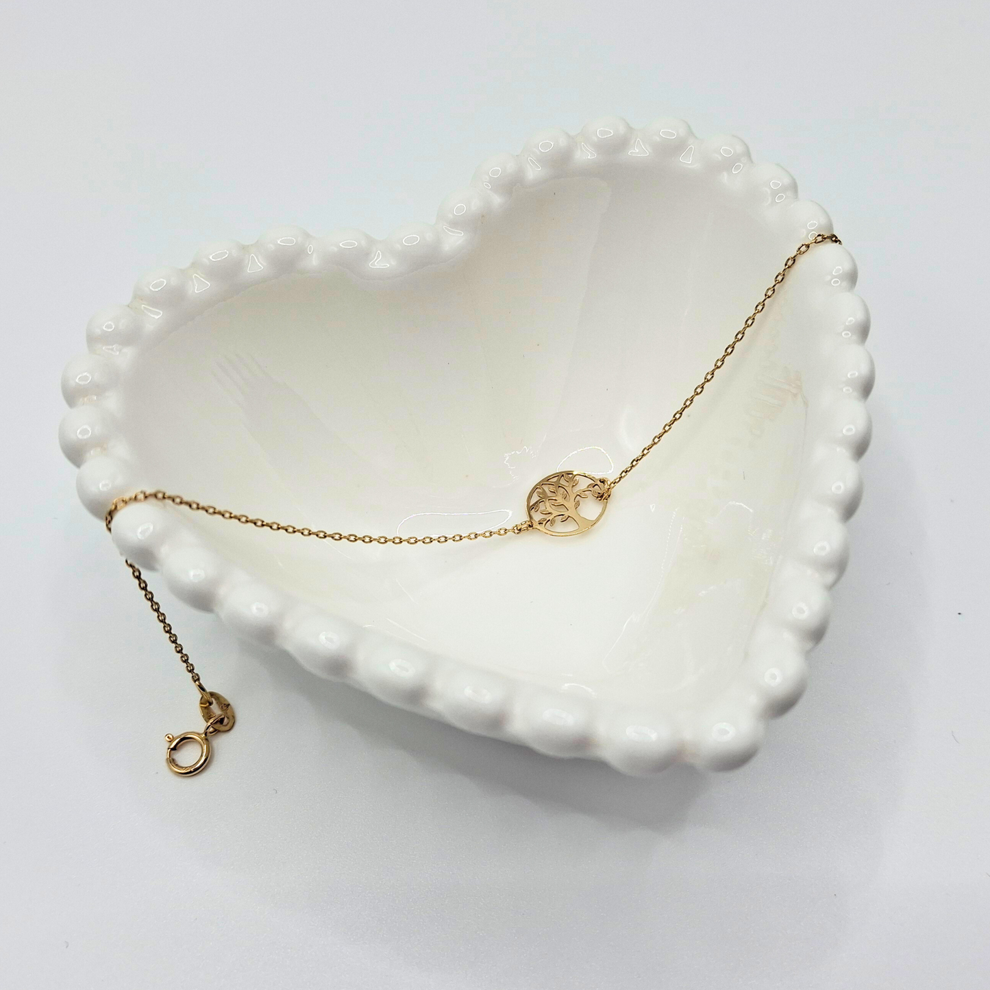 Pulsera árbol de la vida, 18K oro italiano