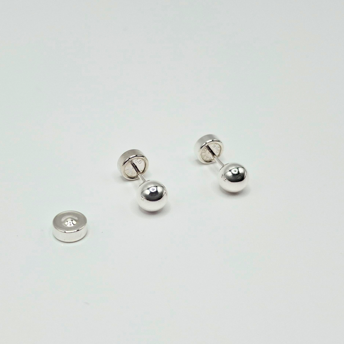 Aros Abridores Bolita de plata