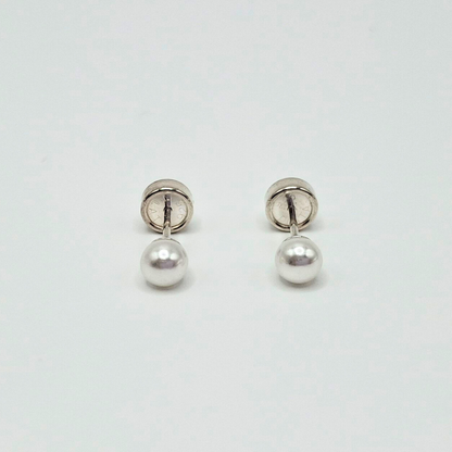 Aros Abridores Perla de plata