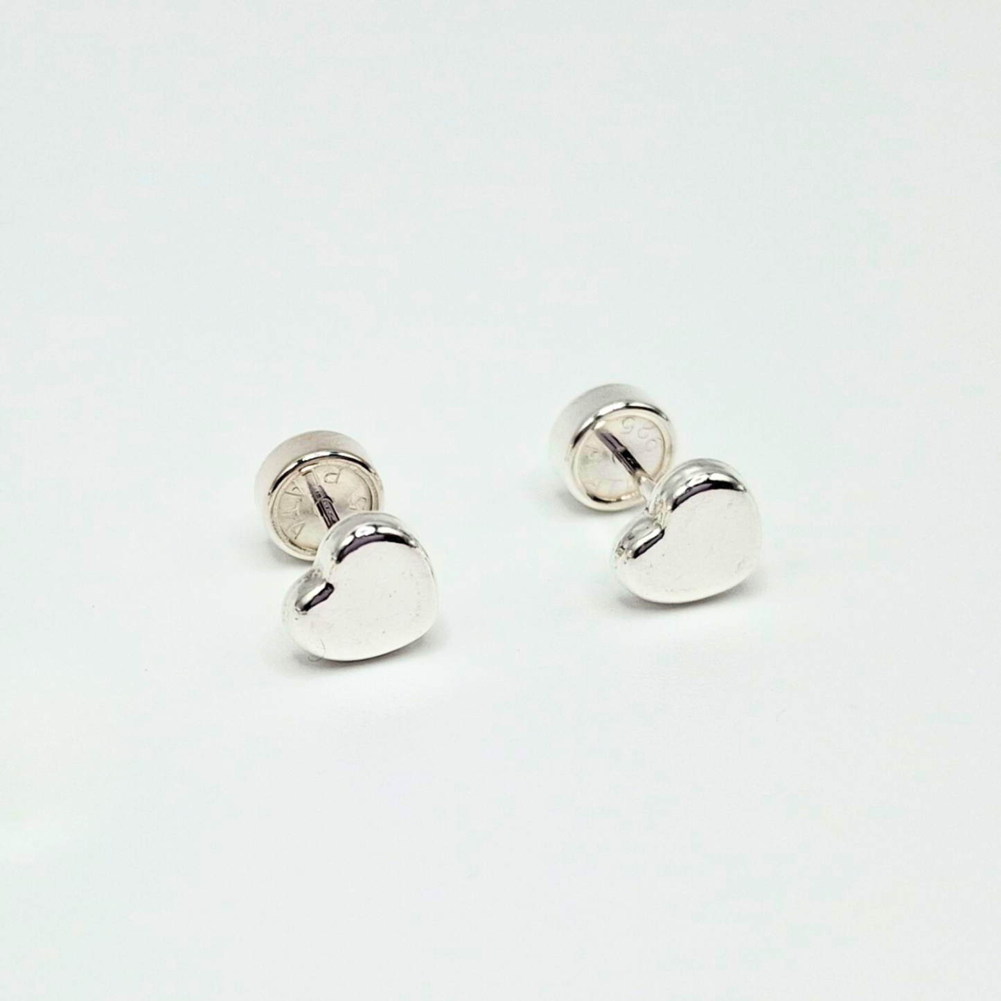 Aros Abridores Corazón de plata