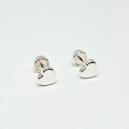 Aros Abridores Corazón de plata