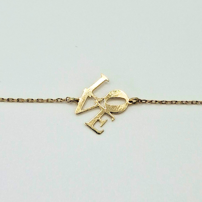 Pulsera LOVE/Amor, 18K oro italiano