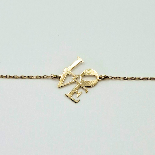 Pulsera LOVE/Amor, 18K oro italiano