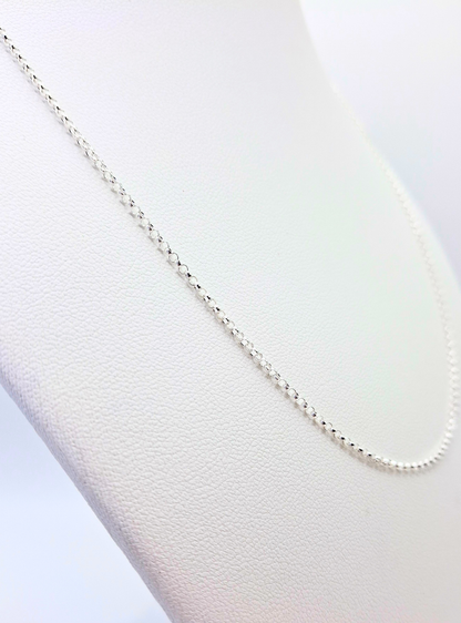 Cadena Rolo Forzatina 45 cm Plata 925 Rodinada