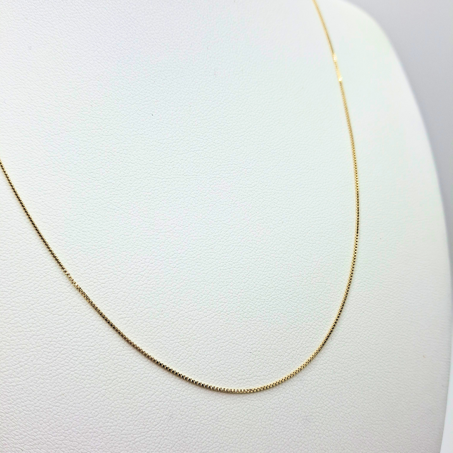 Cadena Veneciana oro italiano 18k, 45 cm ajustable a 40cm