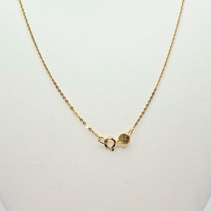 Cadena forzatina 45 cm, oro italiano 18k