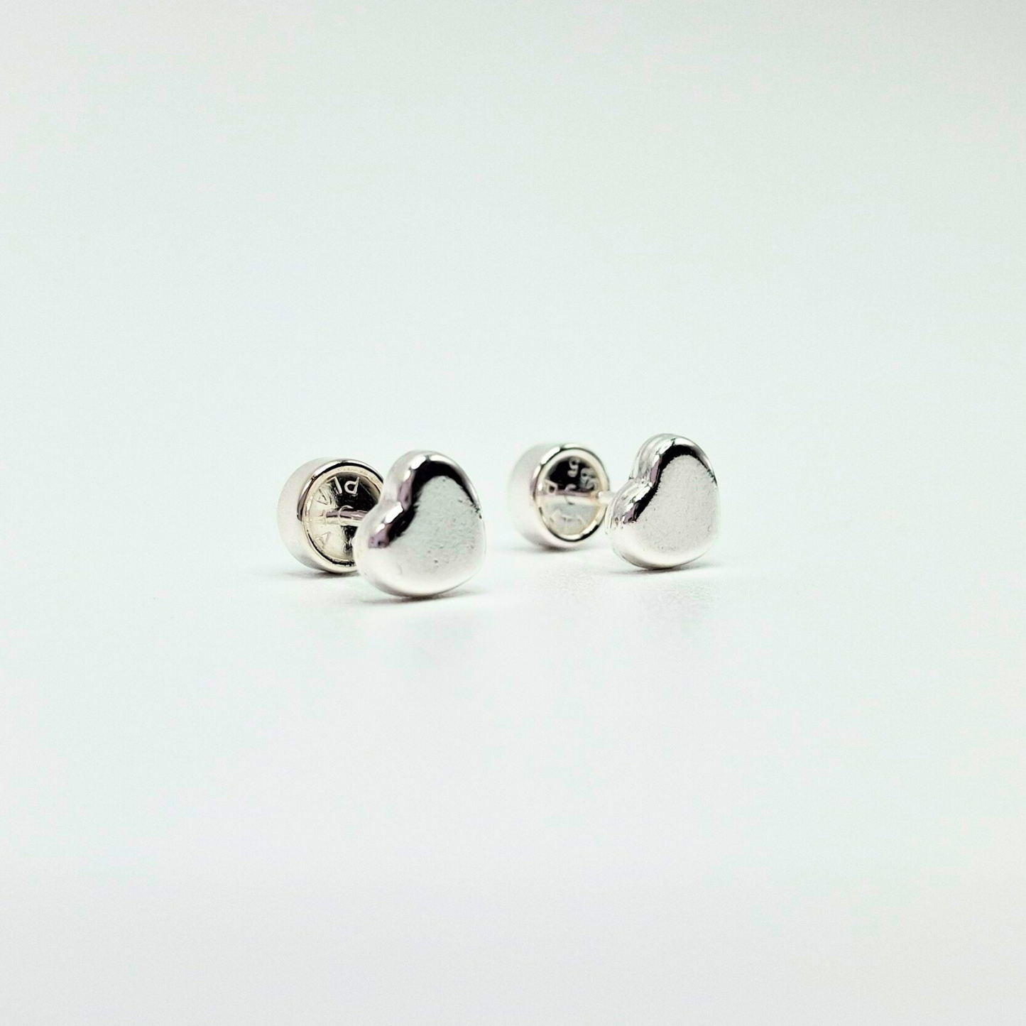 Aros Abridores Corazón de plata