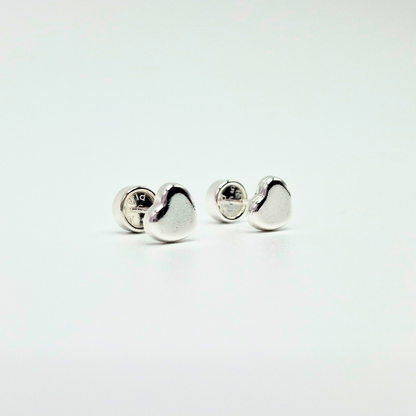 Aros Abridores Corazón de plata