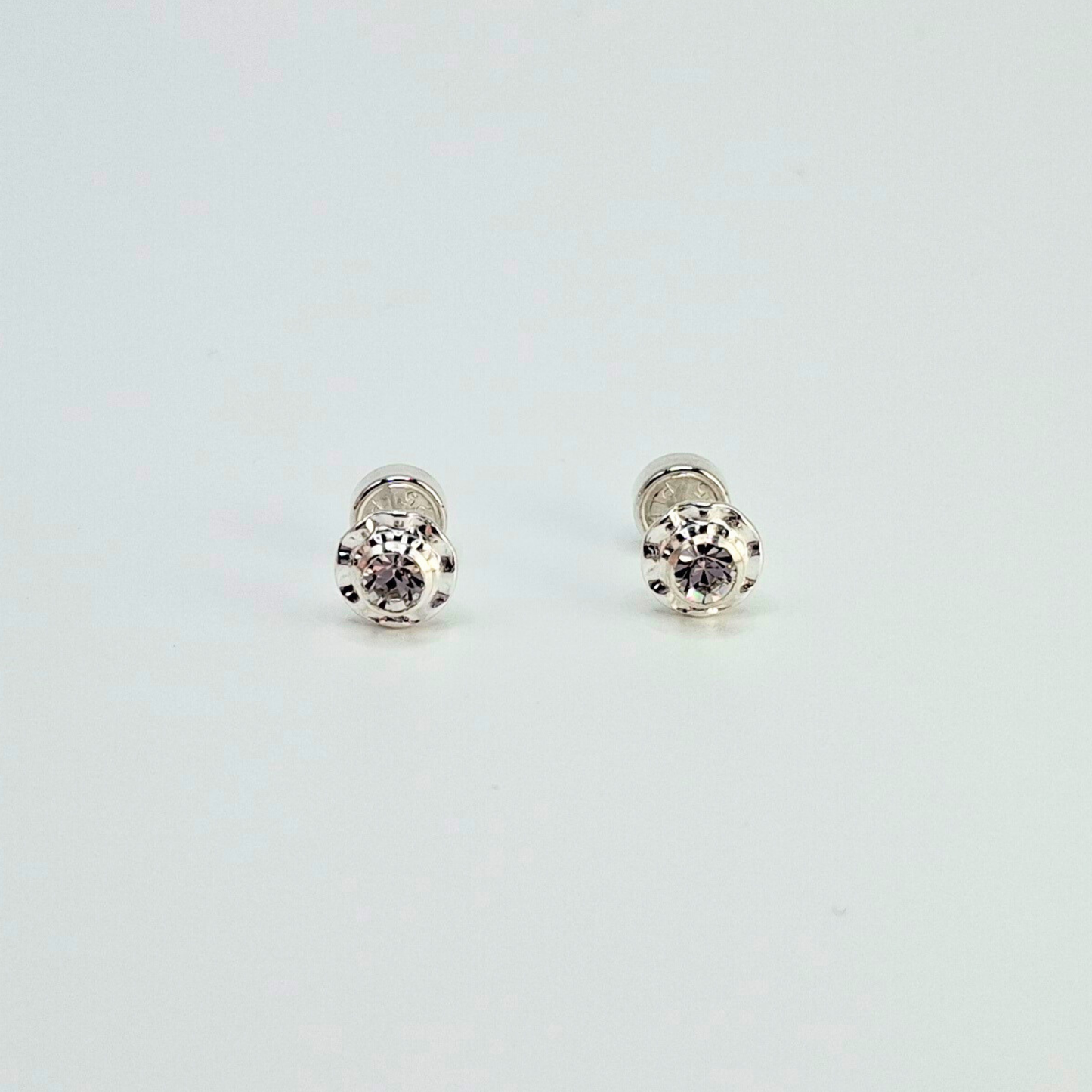 Aros abridores Flor de Circón y plata