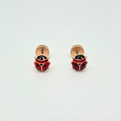 Aros abridores para bebé  y niña de oro laminado 20k modelo chinitas