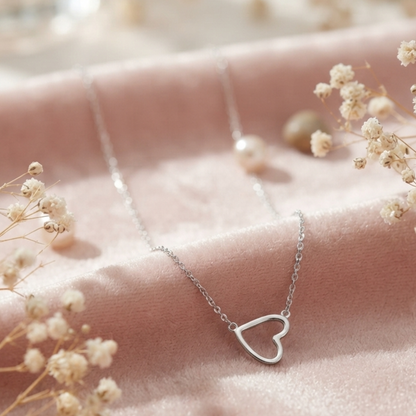 Collar Corazón Plata 925 Rodinada