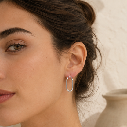 Aros Oval Plata 925 Rodinada