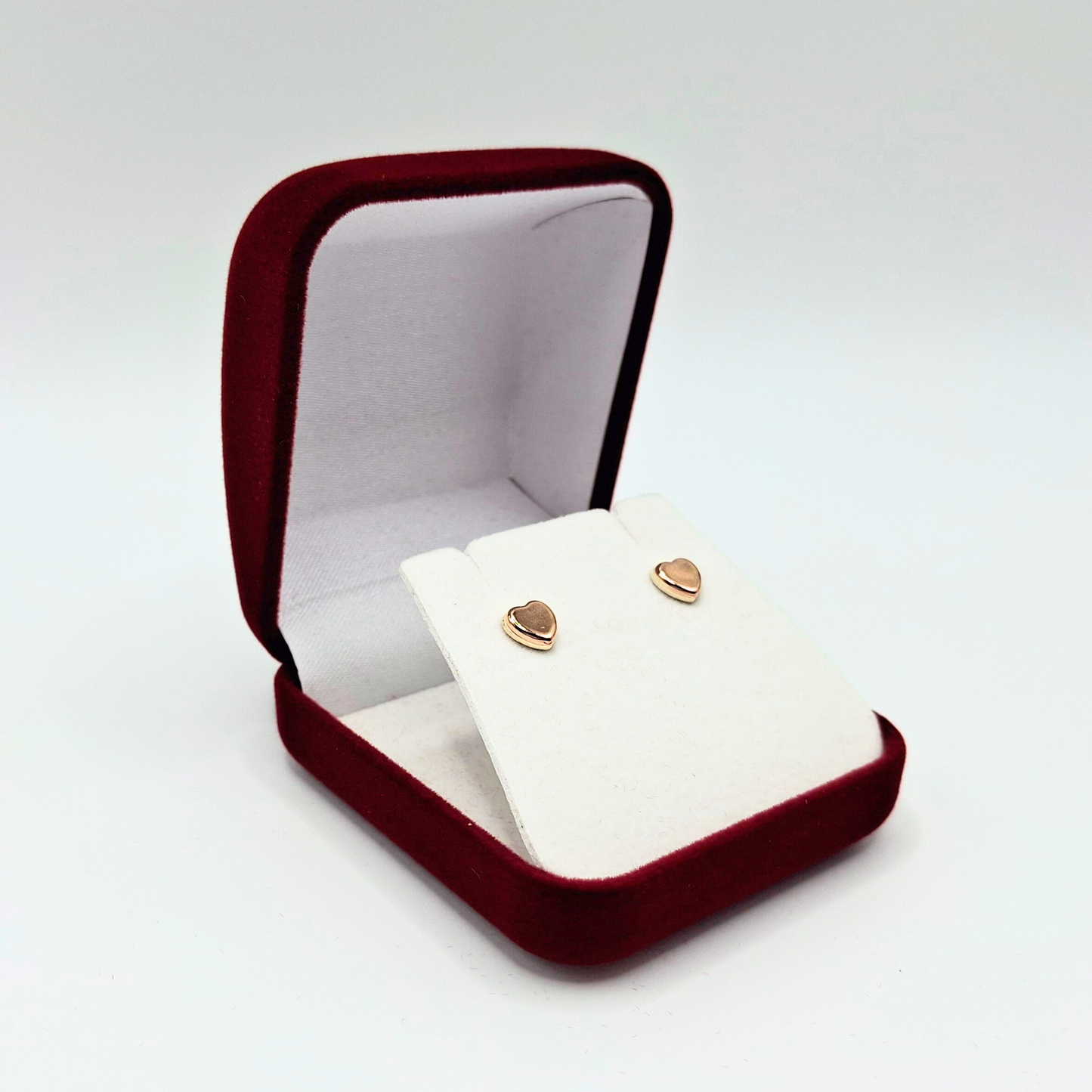 Aros abridores para bebé y niña, oro laminado 20k modelo corazón