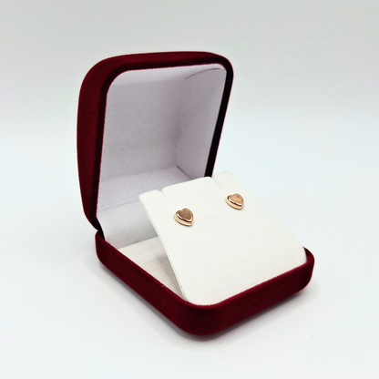 Aros abridores para bebé y niña, oro laminado 20k modelo corazón