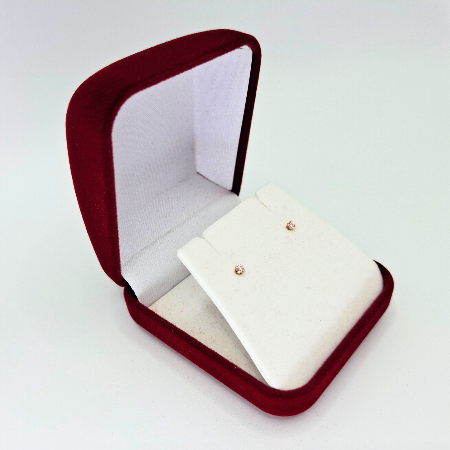 Aros abridores para bebé y niña, modelo grifa P rosa, oro 18k