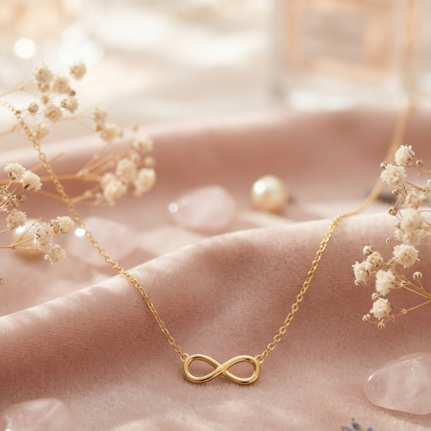 Collar Infinito Plata 925 dorado