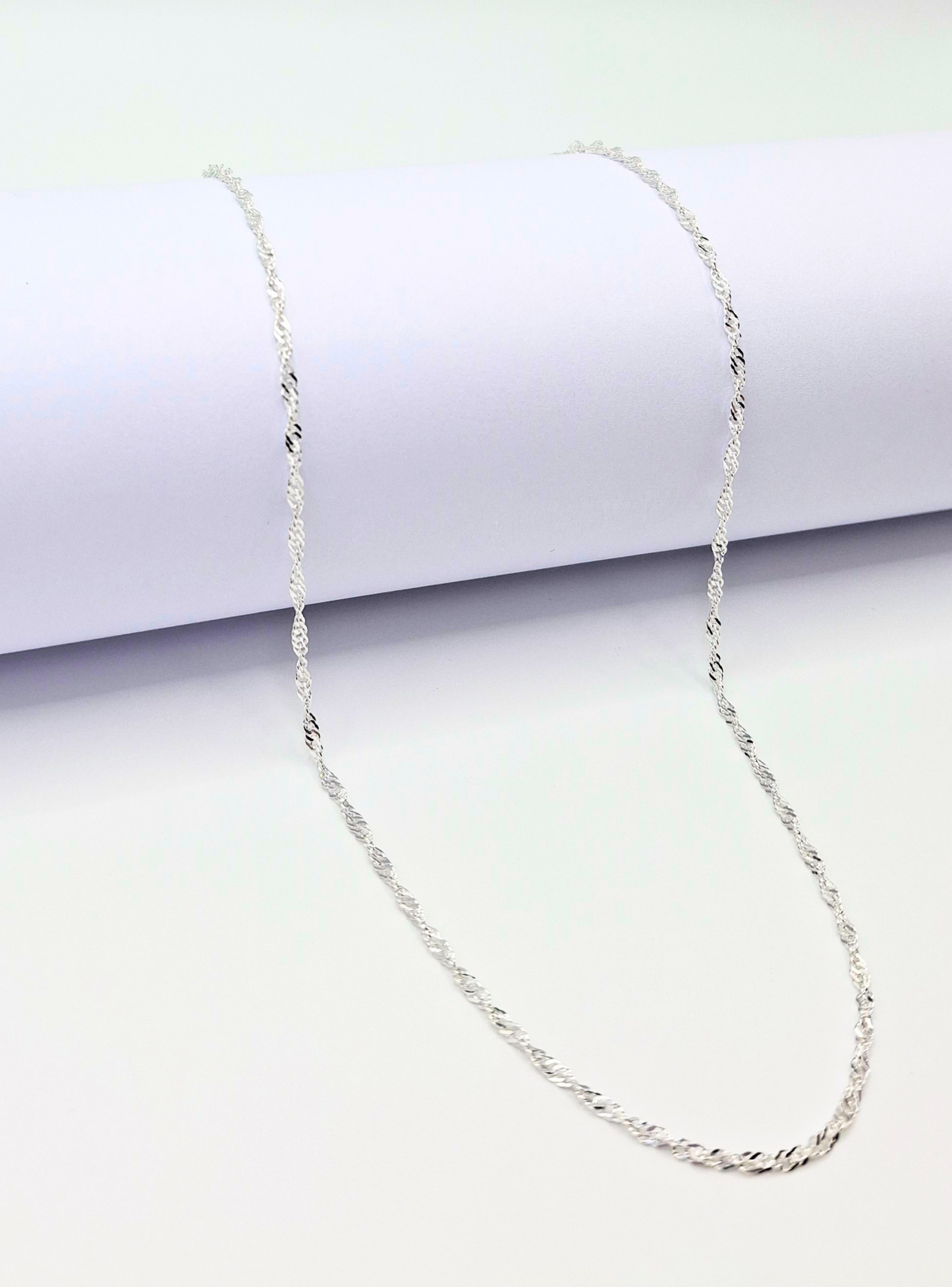 Cadena Singapur 45 cm Plata 925 Rodinada