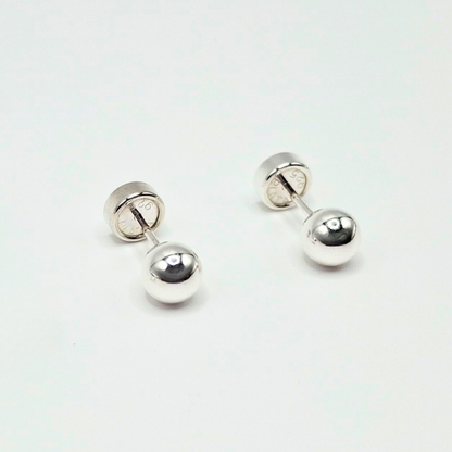 Aros Abridores Bolita de plata