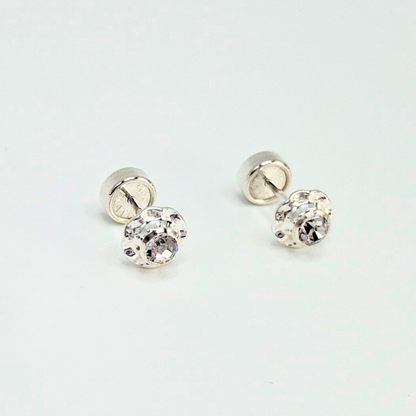 Aros abridores Flor de Circón y plata