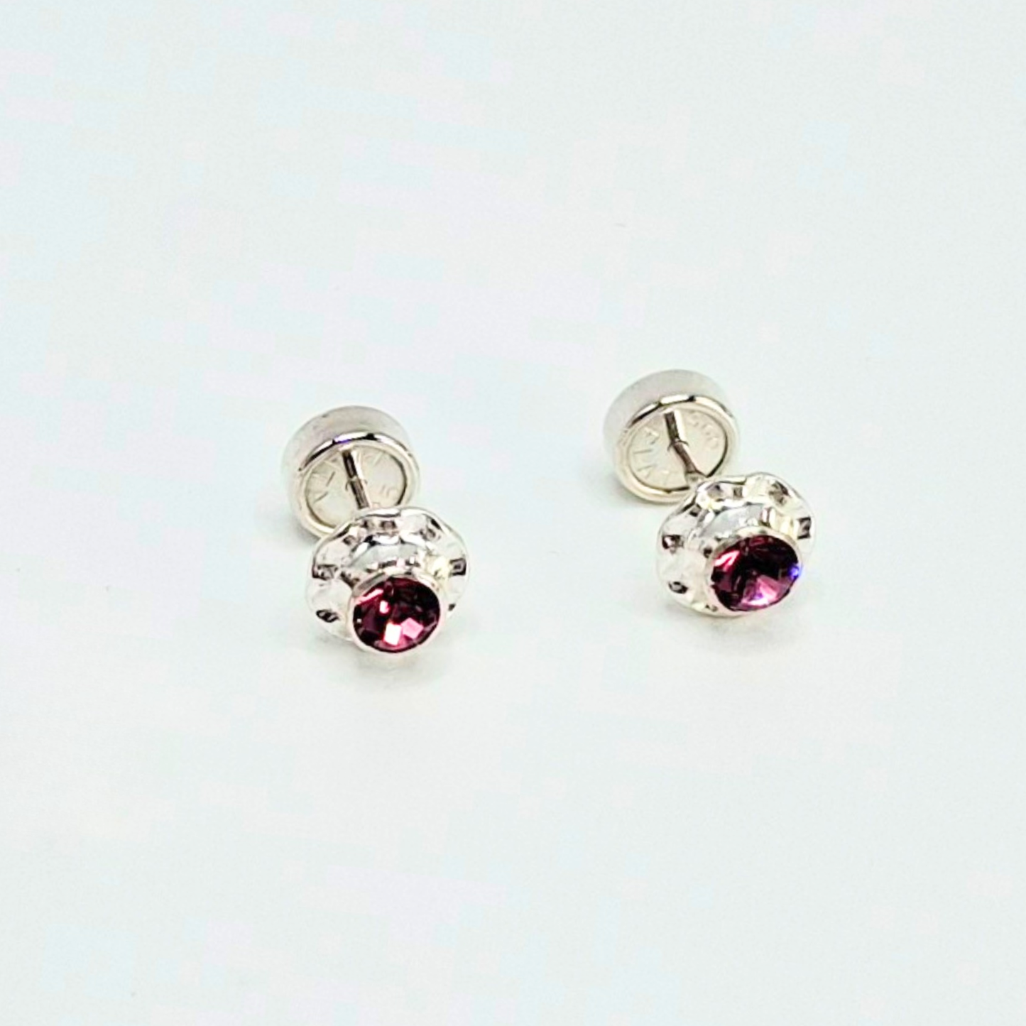 Aros abridores Flor de Circón y plata
