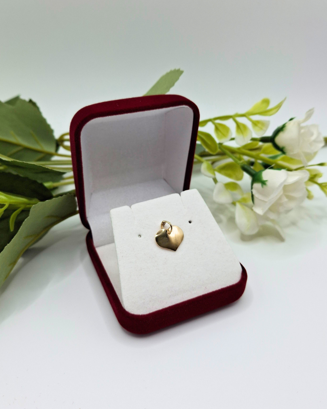 Colgante corazón de oro 18k