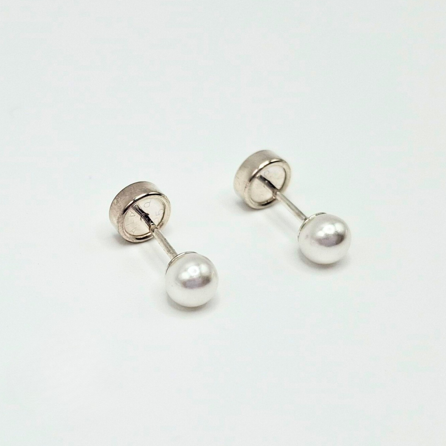 Aros Abridores Perla de plata